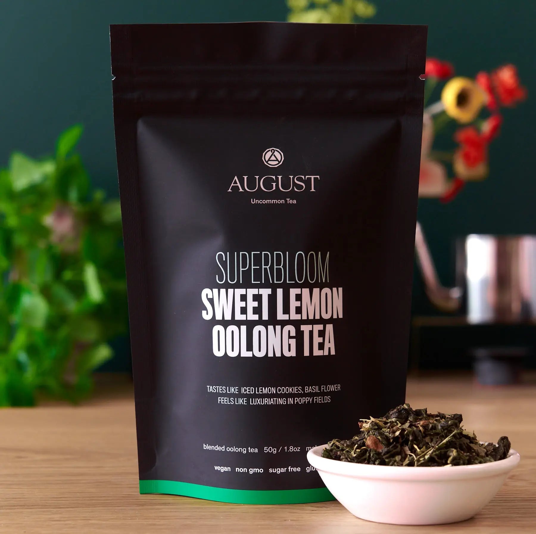 Superbloom Sweet Lemon Oolong Green Tea | Loose Leaf Oolong Tea | Floral & Citrus Blend