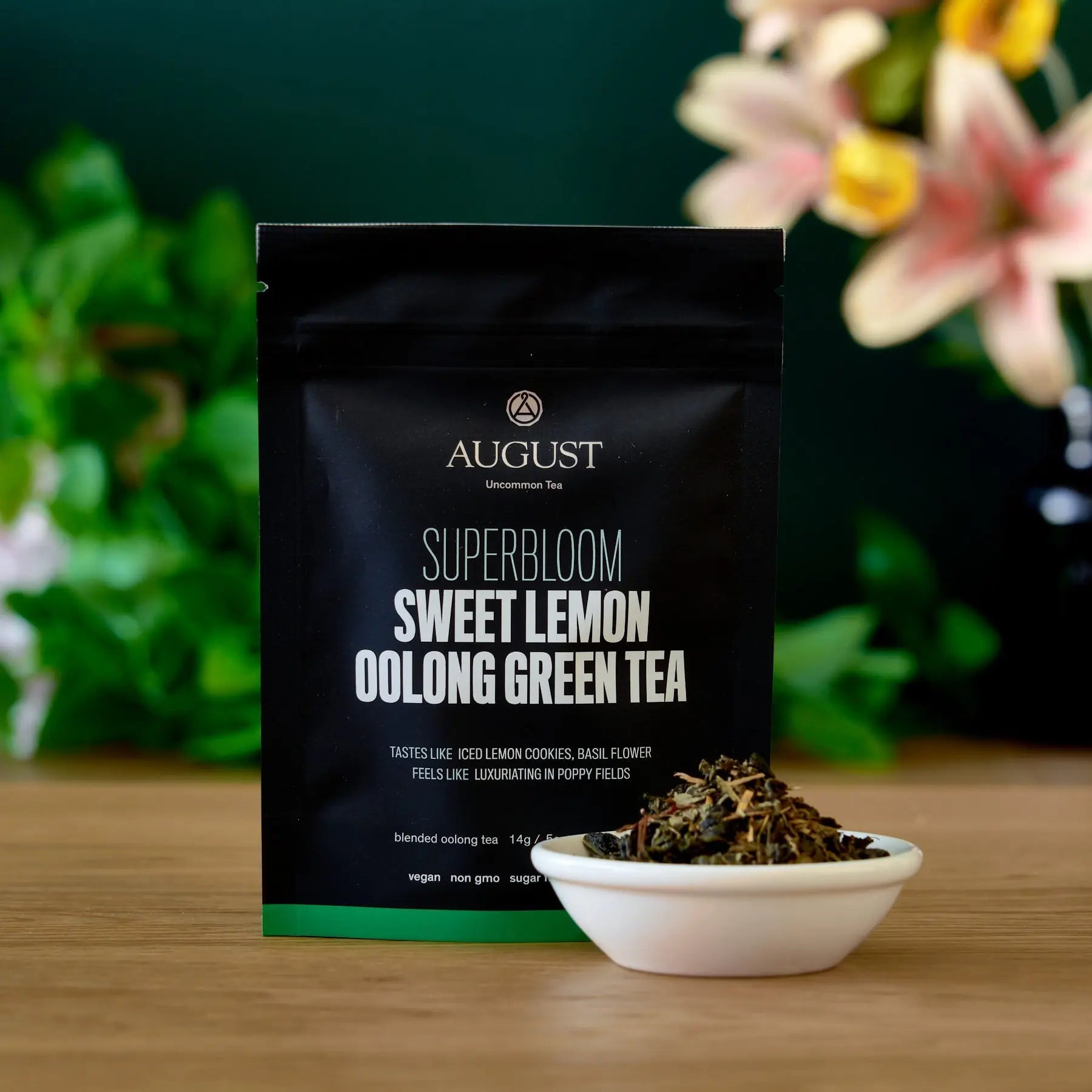 Superbloom Sweet Lemon Oolong Green Tea | Loose Leaf Oolong Tea | Floral & Citrus Blend