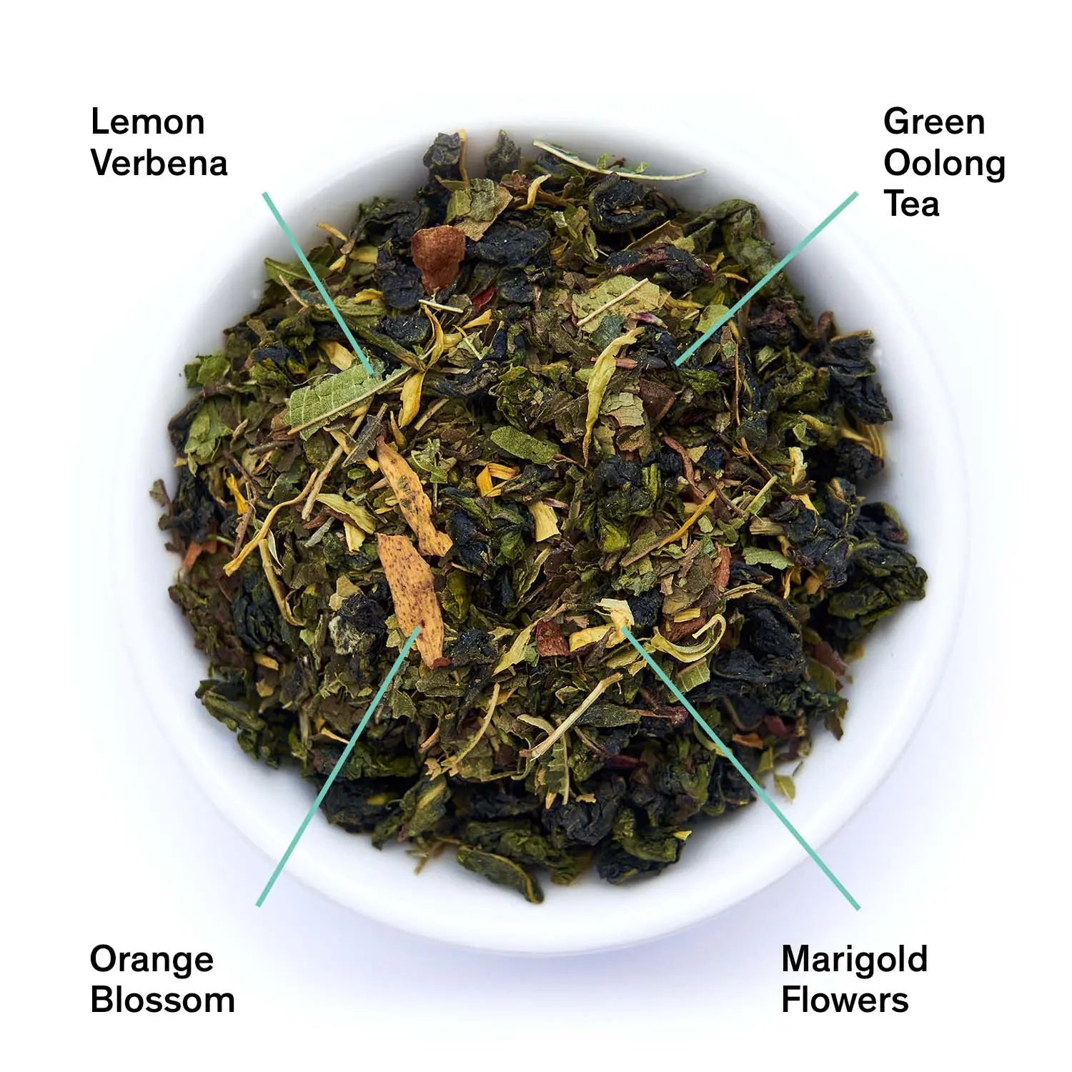 Superbloom Sweet Lemon Oolong Green Tea | Loose Leaf Oolong Tea | Floral & Citrus Blend