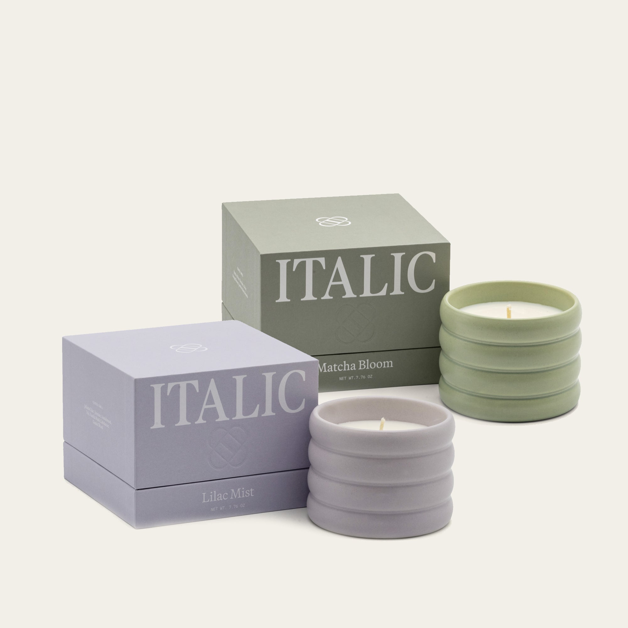 Soy Wax Ceramic Candle | Vegan | Swiss Fragrance | Reusable Vessel | 7.76 oz