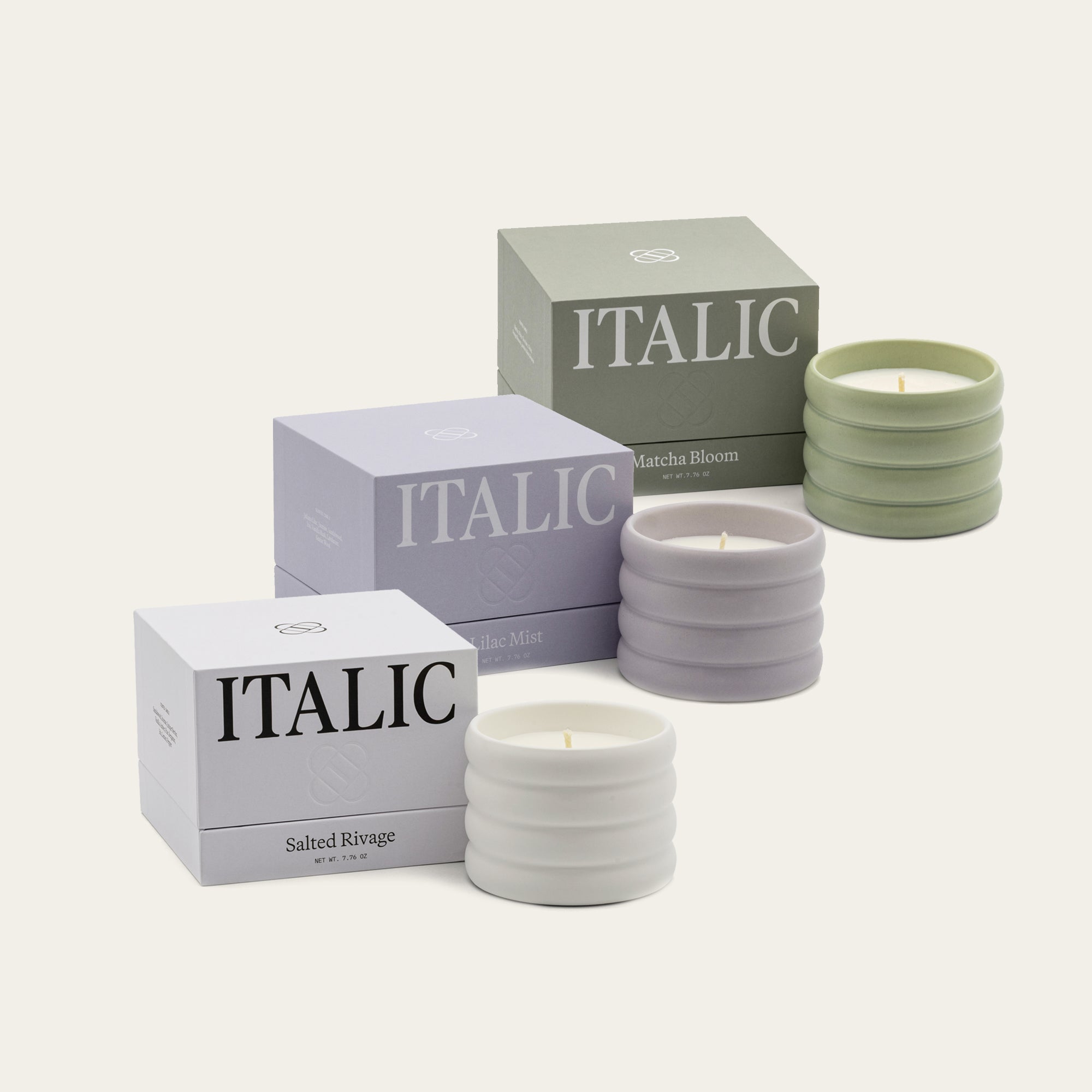 Soy Wax Ceramic Candle | Vegan | Swiss Fragrance | Reusable Vessel | 7.76 oz