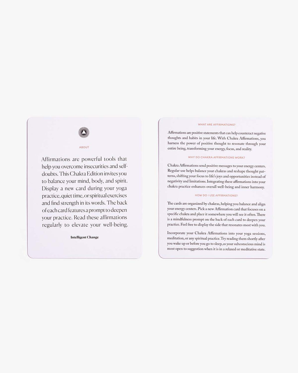 Mindful Affirmations for Chakra Balancing | Affirmation Card Deck | Energy & Spiritual Wellness
