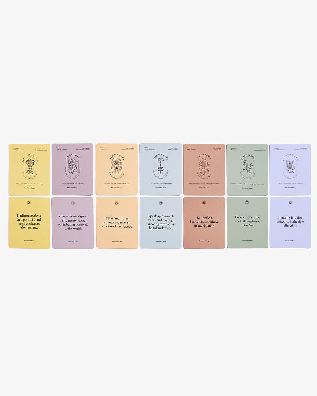 Mindful Affirmations for Chakra Balancing | Affirmation Card Deck | Energy & Spiritual Wellness