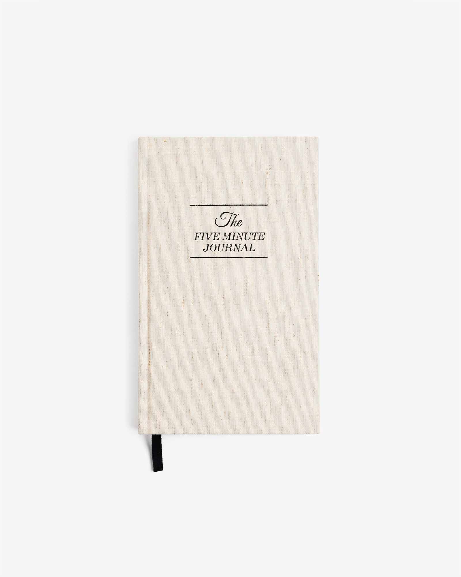 The Five Minute Journal – Original Linen | Daily Guided Journal | Gratitude & Mindfulness