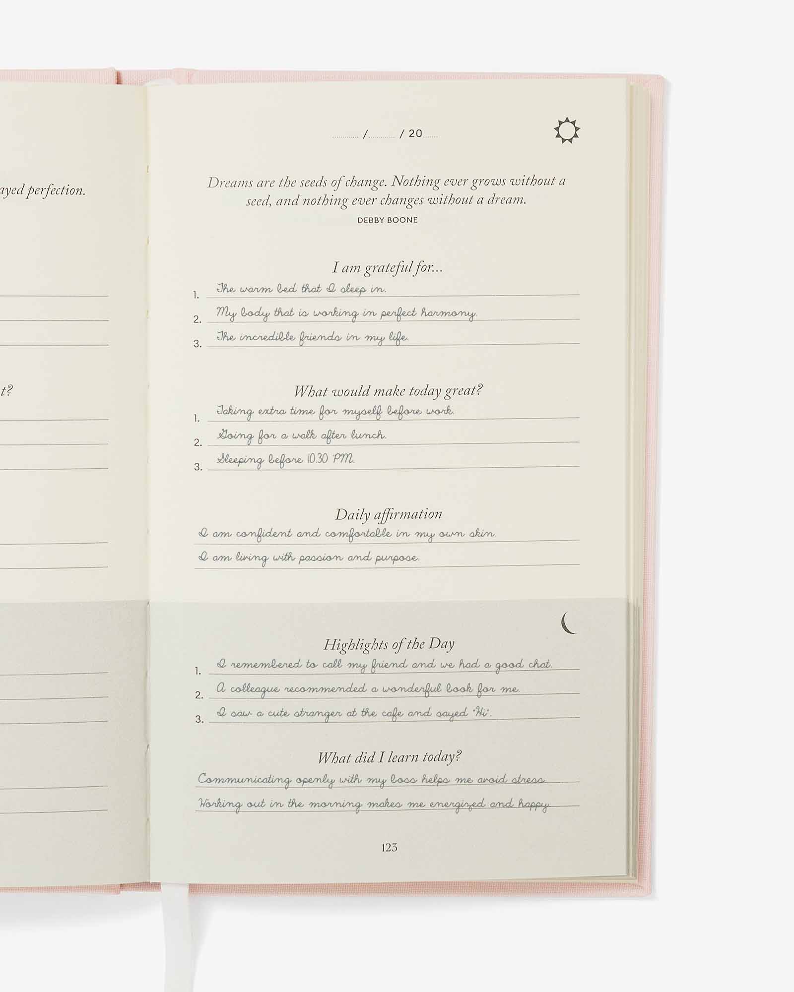 The Five Minute Journal – Blush Pink | Daily Guided Journal | Gratitude & Mindfulness