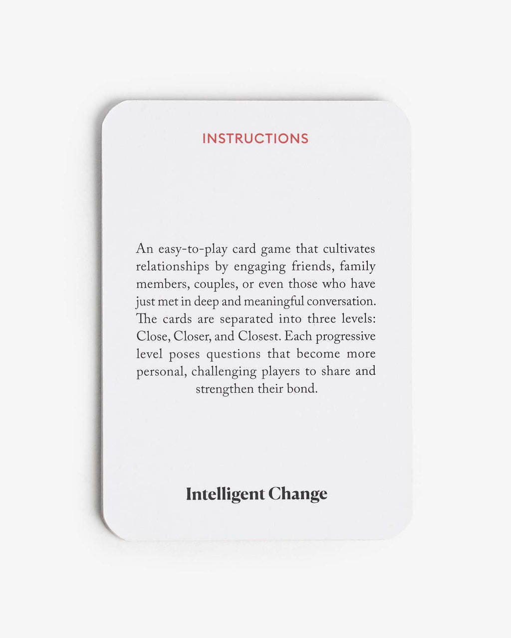 Get Closer Conversation Game – Original | Card Game for Groups | Icebreaker & Connection