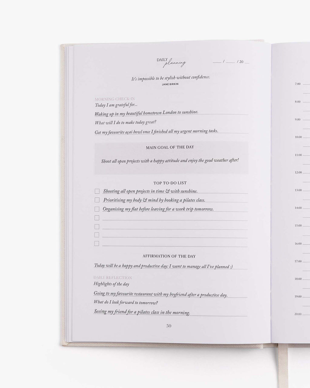 LIFE&Style Planner – Off-White | Weekly Lifestyle Planner | Mindfulness & Organization