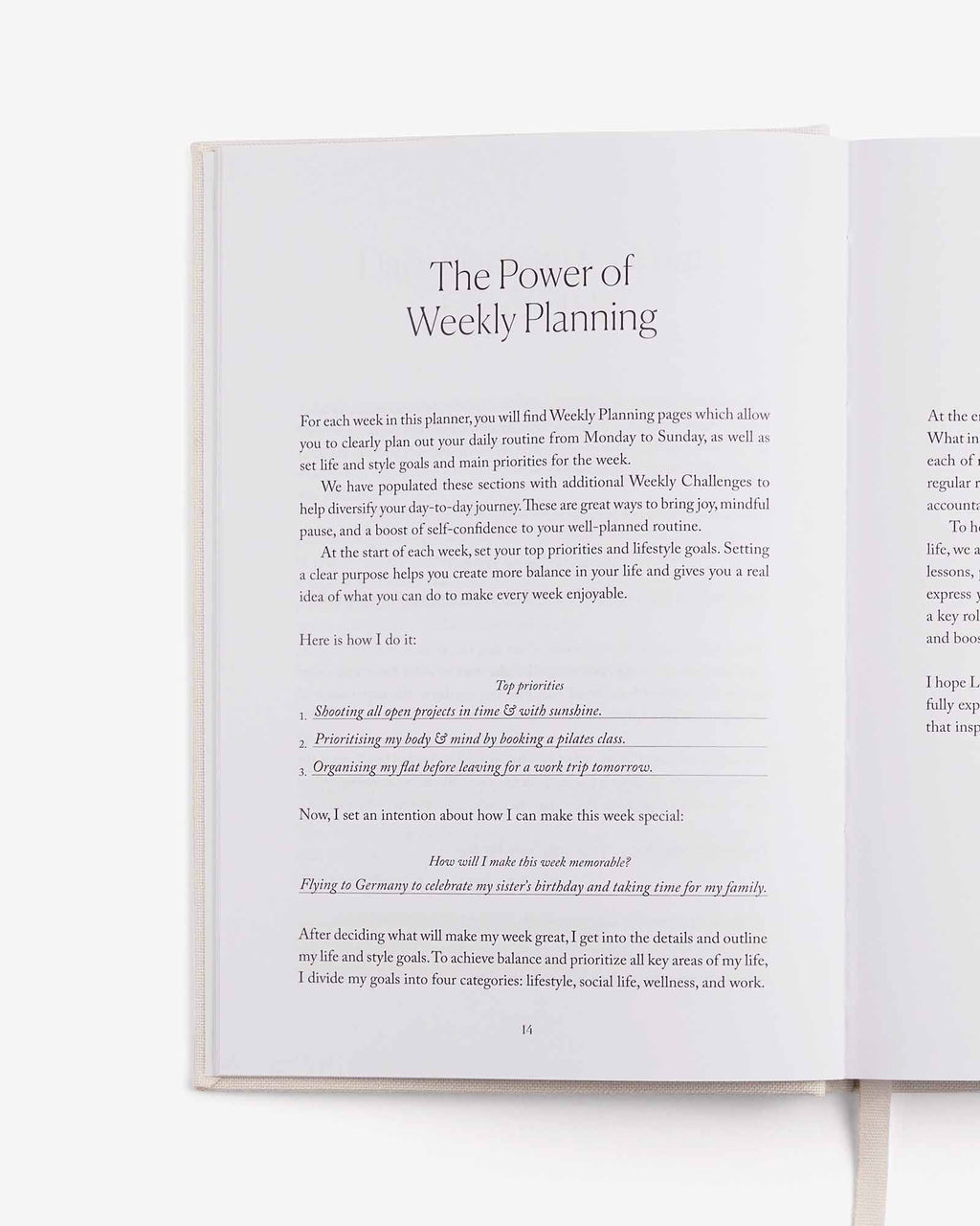 LIFE&Style Planner – Off-White | Weekly Lifestyle Planner | Mindfulness & Organization