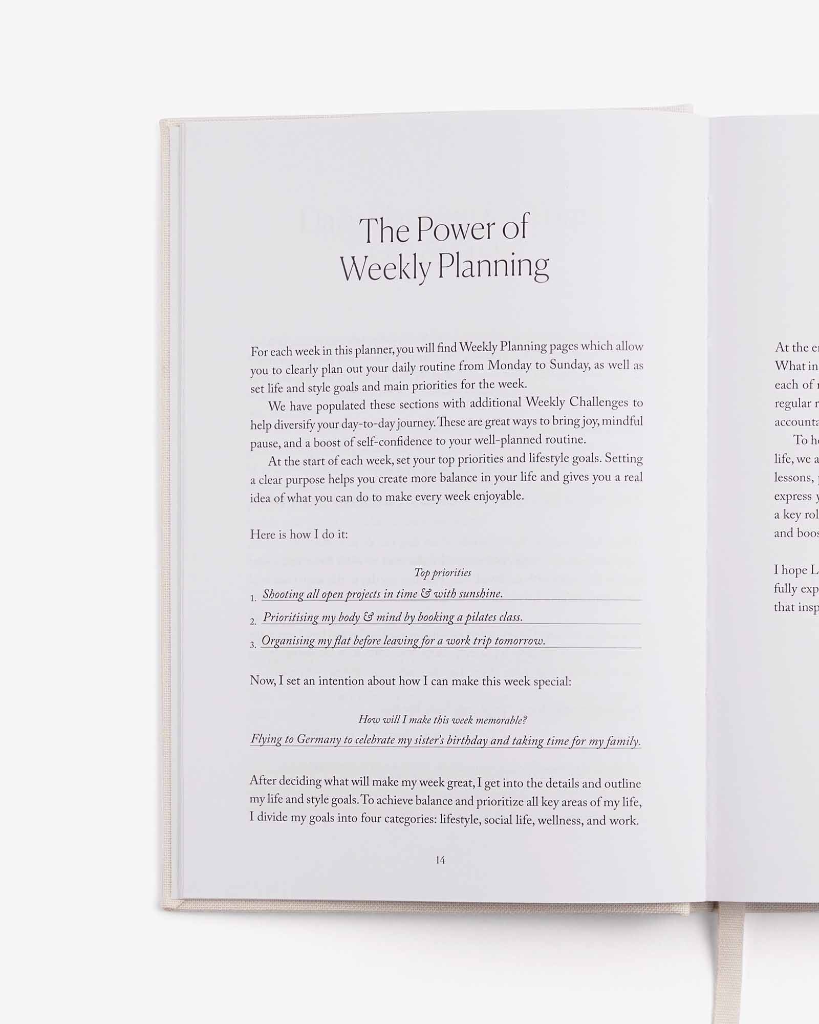 LIFE&Style Planner – Off-White | Weekly Lifestyle Planner | Mindfulness & Organization