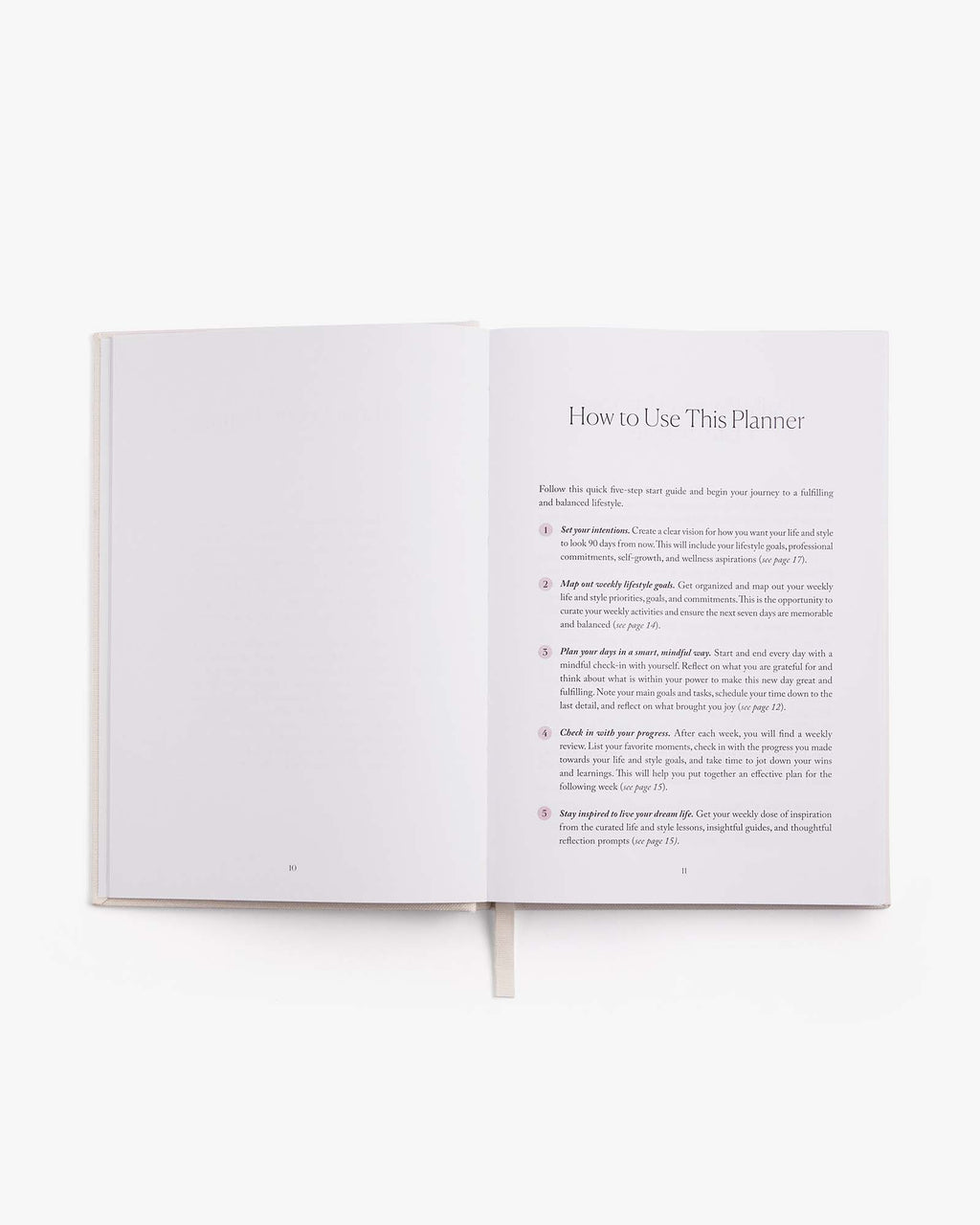 LIFE&Style Planner – Off-White | Weekly Lifestyle Planner | Mindfulness & Organization
