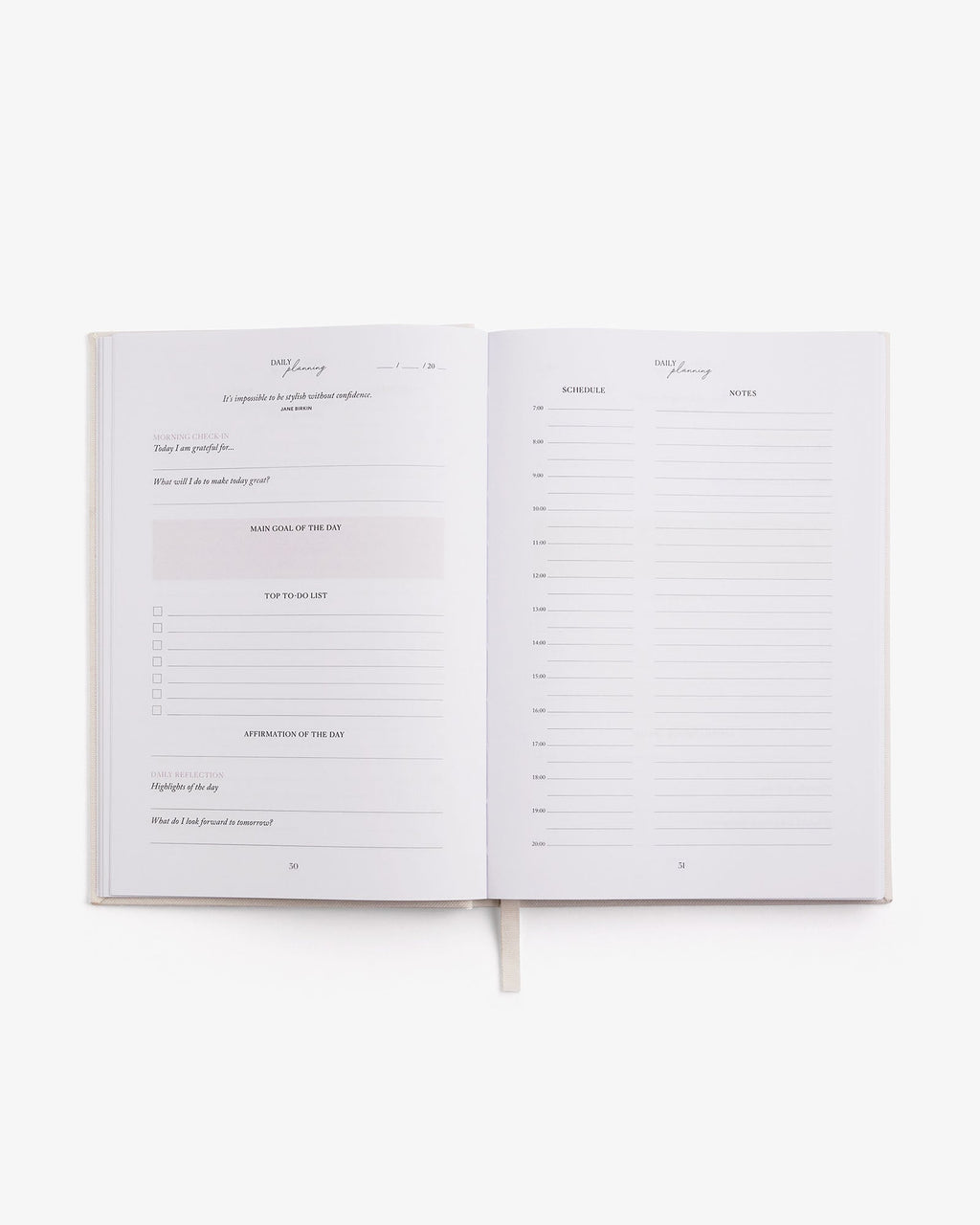 LIFE&Style Planner – Off-White | Weekly Lifestyle Planner | Mindfulness & Organization