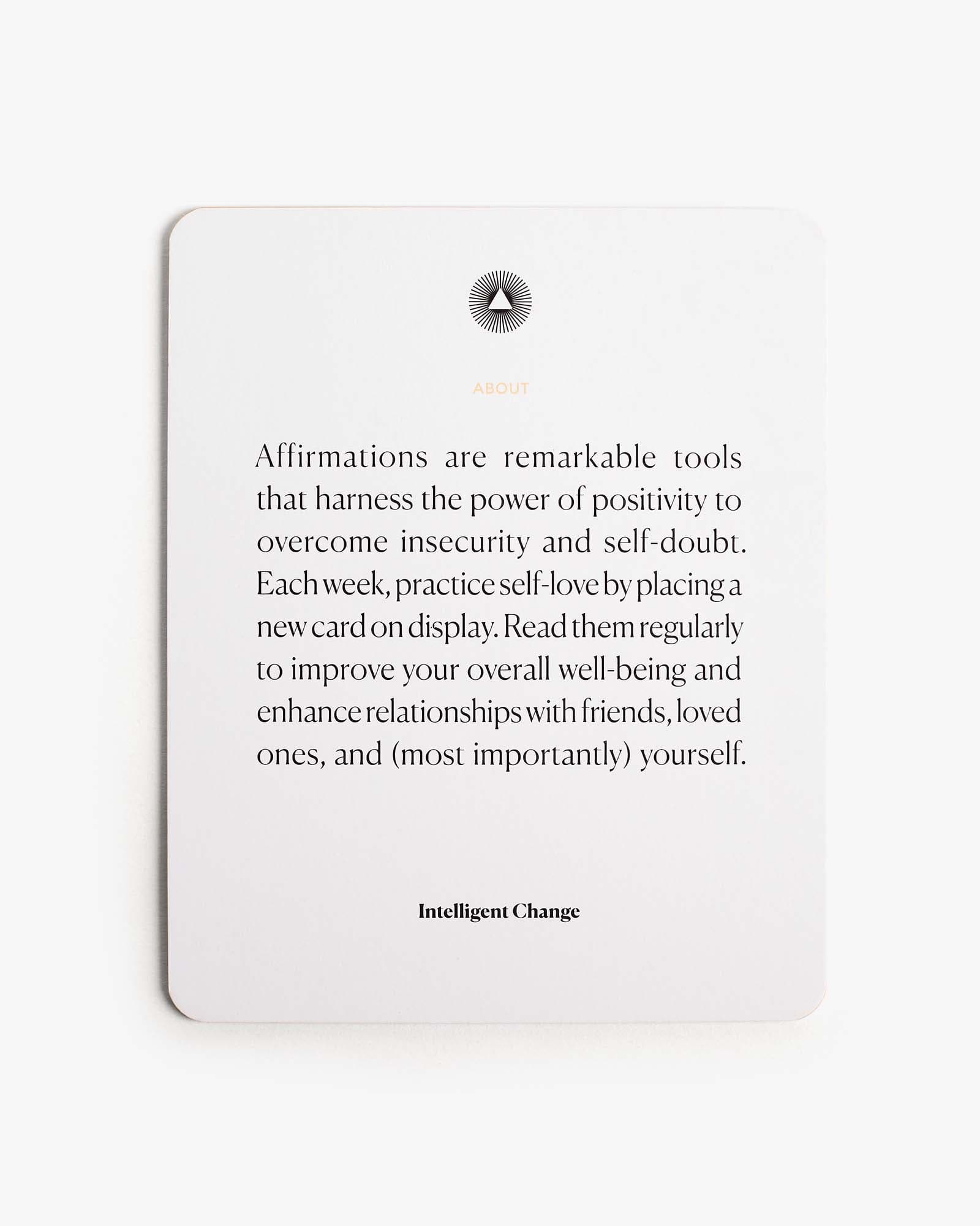 Mindful Affirmations – Original | Affirmation Card Deck | Daily Mindfulness & Positivity