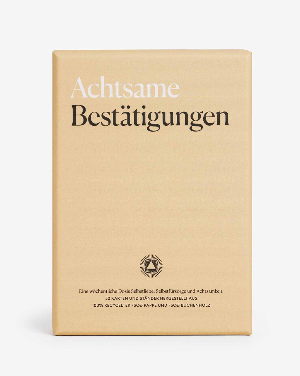 Mindful Affirmations – German Edition | Achtsame Bestätigungen | Affirmation Card Deck | Mindfulness