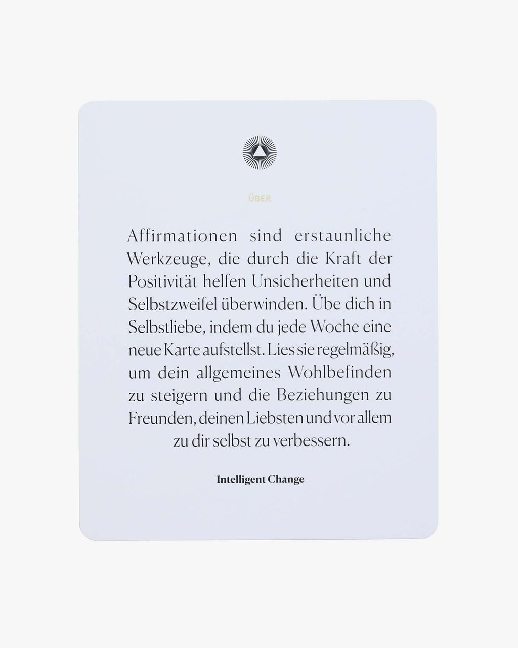 Mindful Affirmations – German Edition | Achtsame Bestätigungen | Affirmation Card Deck | Mindfulness
