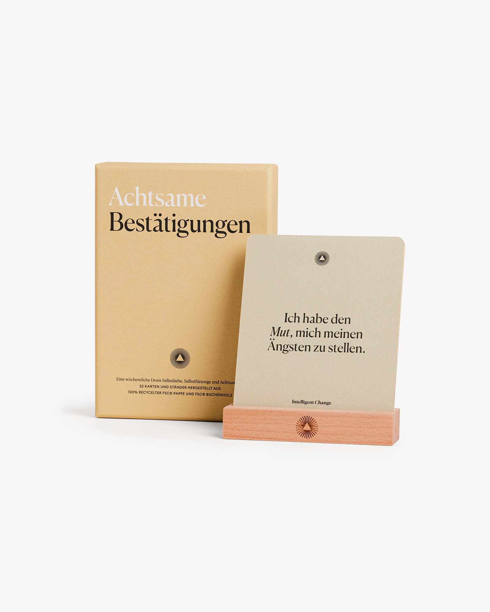 Mindful Affirmations – German Edition | Achtsame Bestätigungen | Affirmation Card Deck | Mindfulness