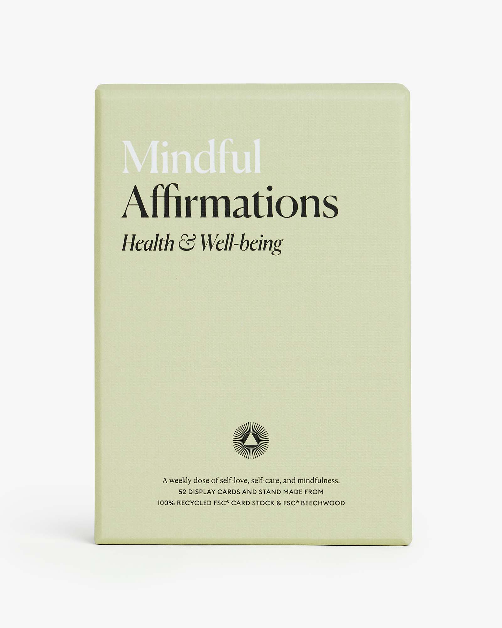 Mindful Affirmations for Health & Wellbeing | Affirmation Card Deck | Wellness & Self-Care