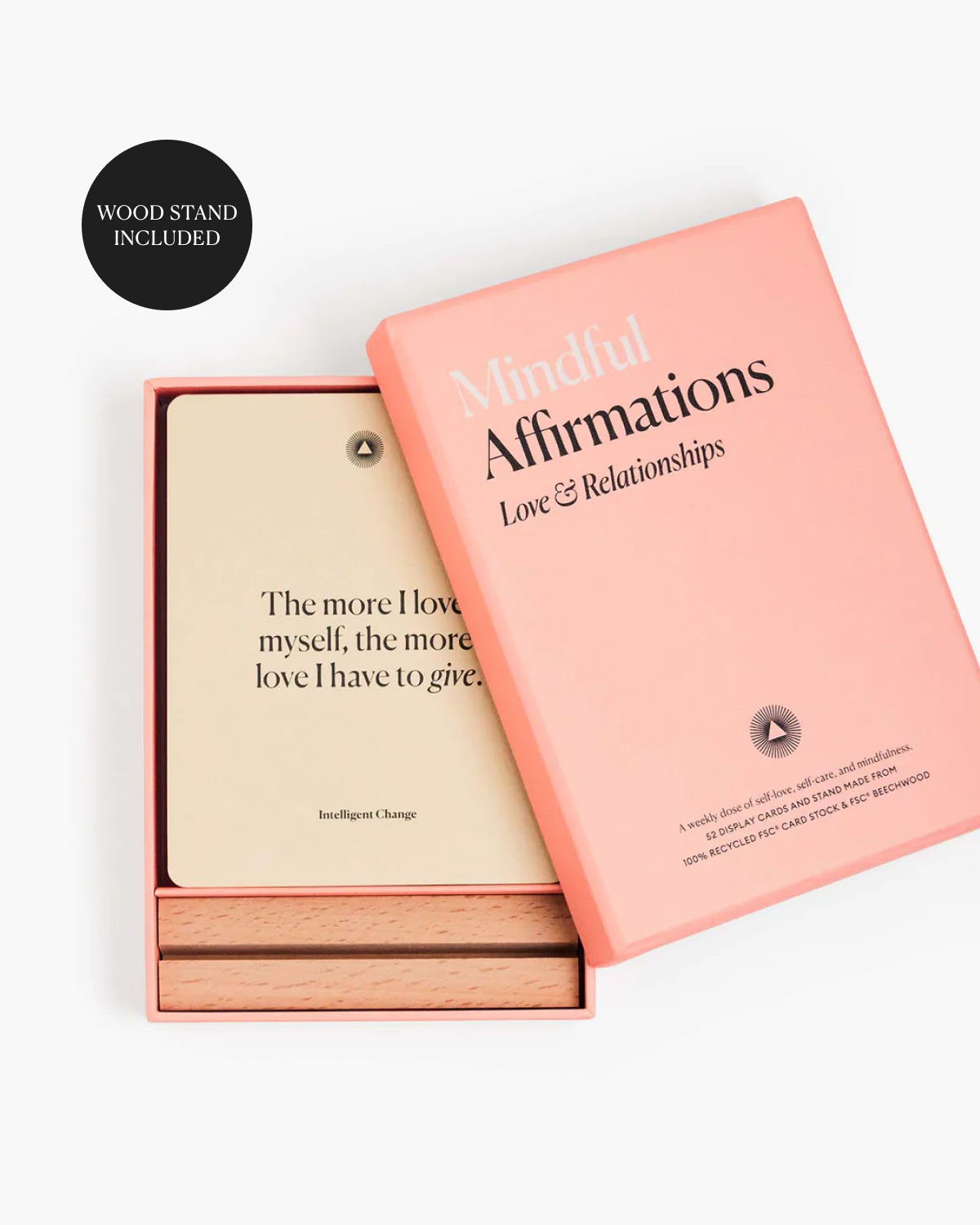Mindful Affirmations for Love & Relationships | Affirmation Card Deck | Connection & Self-Love