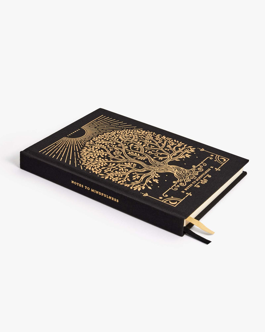 Notes to Mindfulness Journal – Stone Black | Guided Mindfulness Journal | Daily Reflection