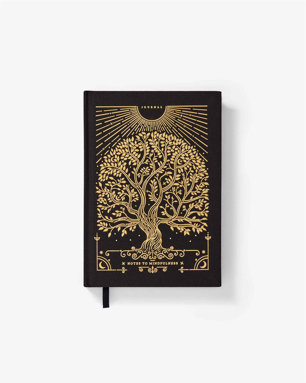 Notes to Mindfulness Journal – Stone Black | Guided Mindfulness Journal | Daily Reflection