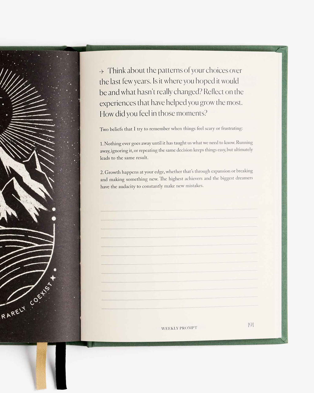Notes to Mindfulness Journal – Sage | Guided Mindfulness Journal | Daily Reflection
