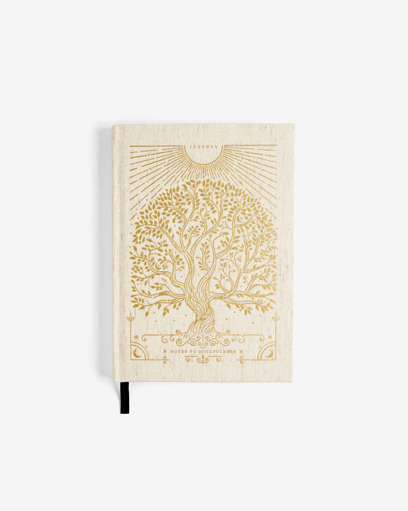Notes to Mindfulness Journal – Linen | Guided Mindfulness Journal | Daily Reflection