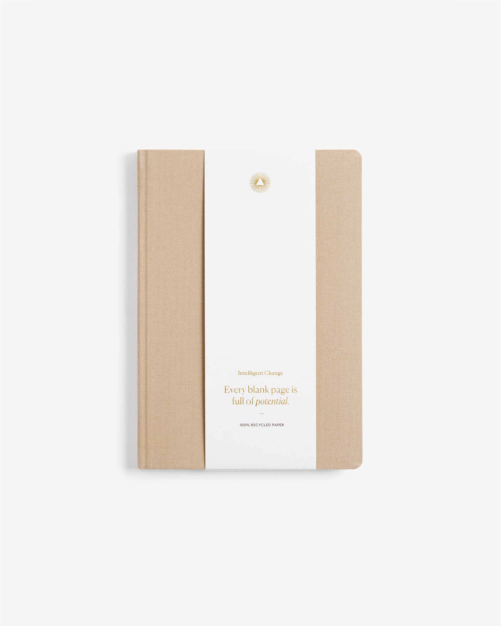 Premium Notebook – Beige | Hardcover Lined Notebook | Journaling & Stationery