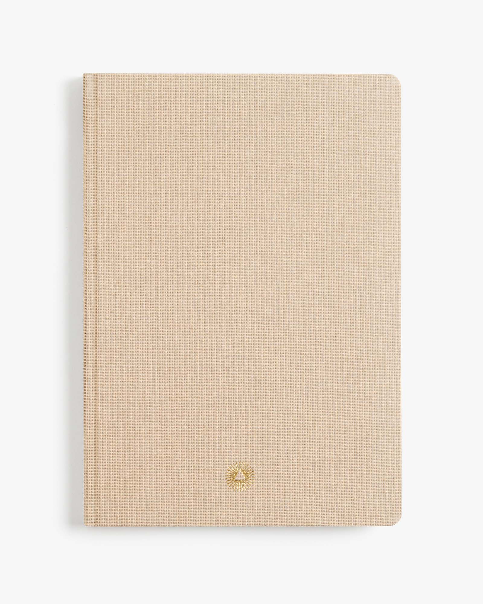 Premium Notebook – Beige | Hardcover Lined Notebook | Journaling & Stationery