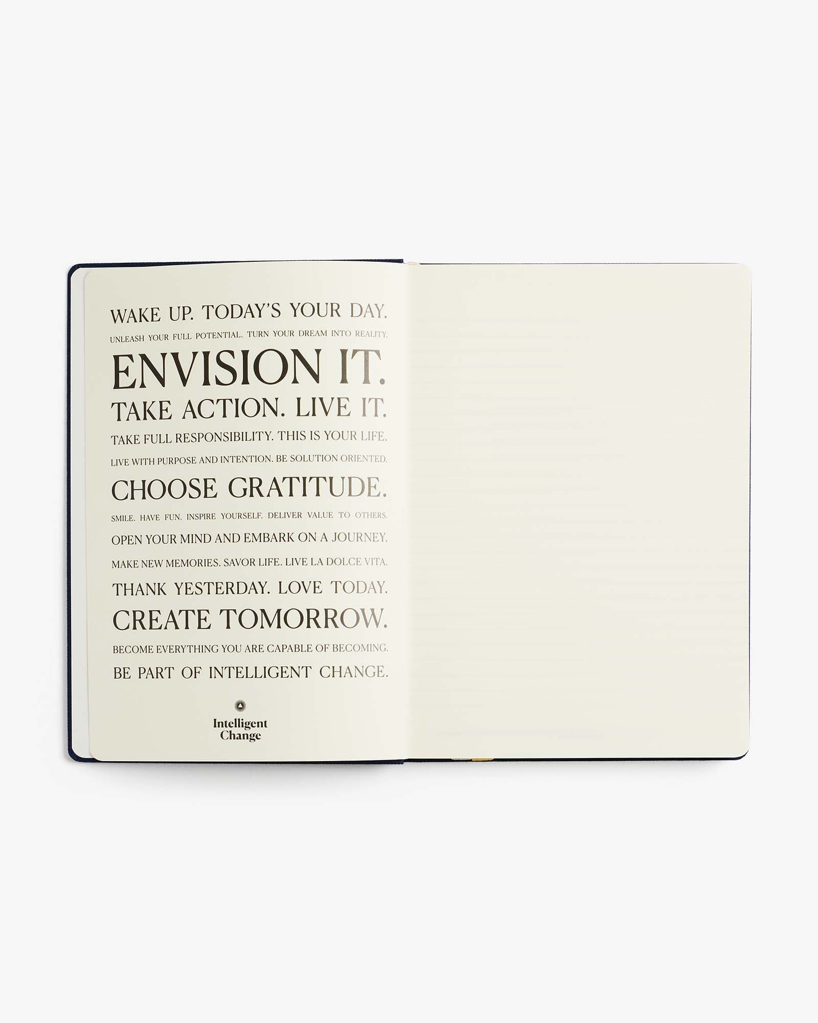 Premium Notebook – Midnight | Hardcover Lined Notebook | Journaling & Stationery