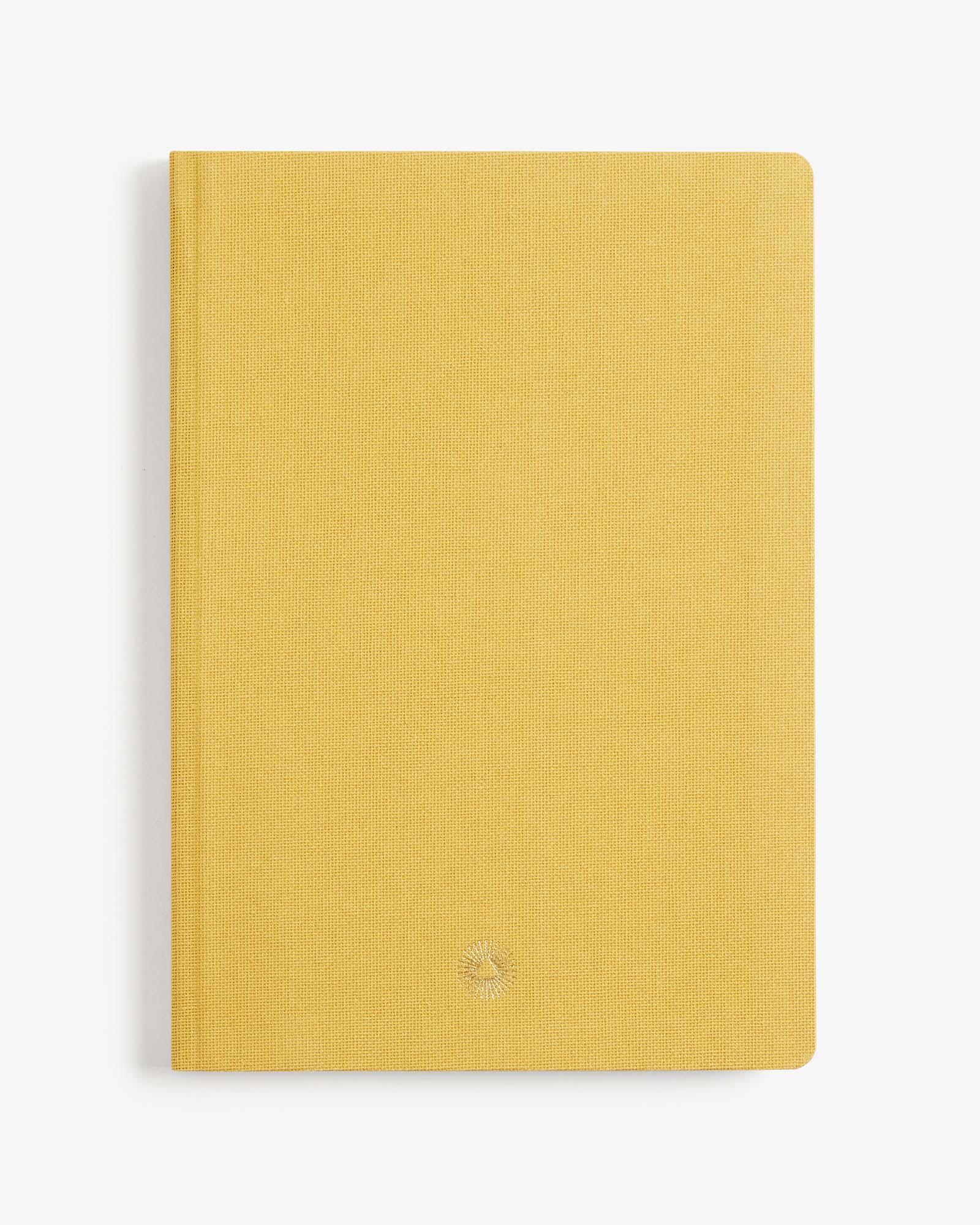 Premium Notebook – Yellow | Hardcover Lined Notebook | Journaling & Stationery