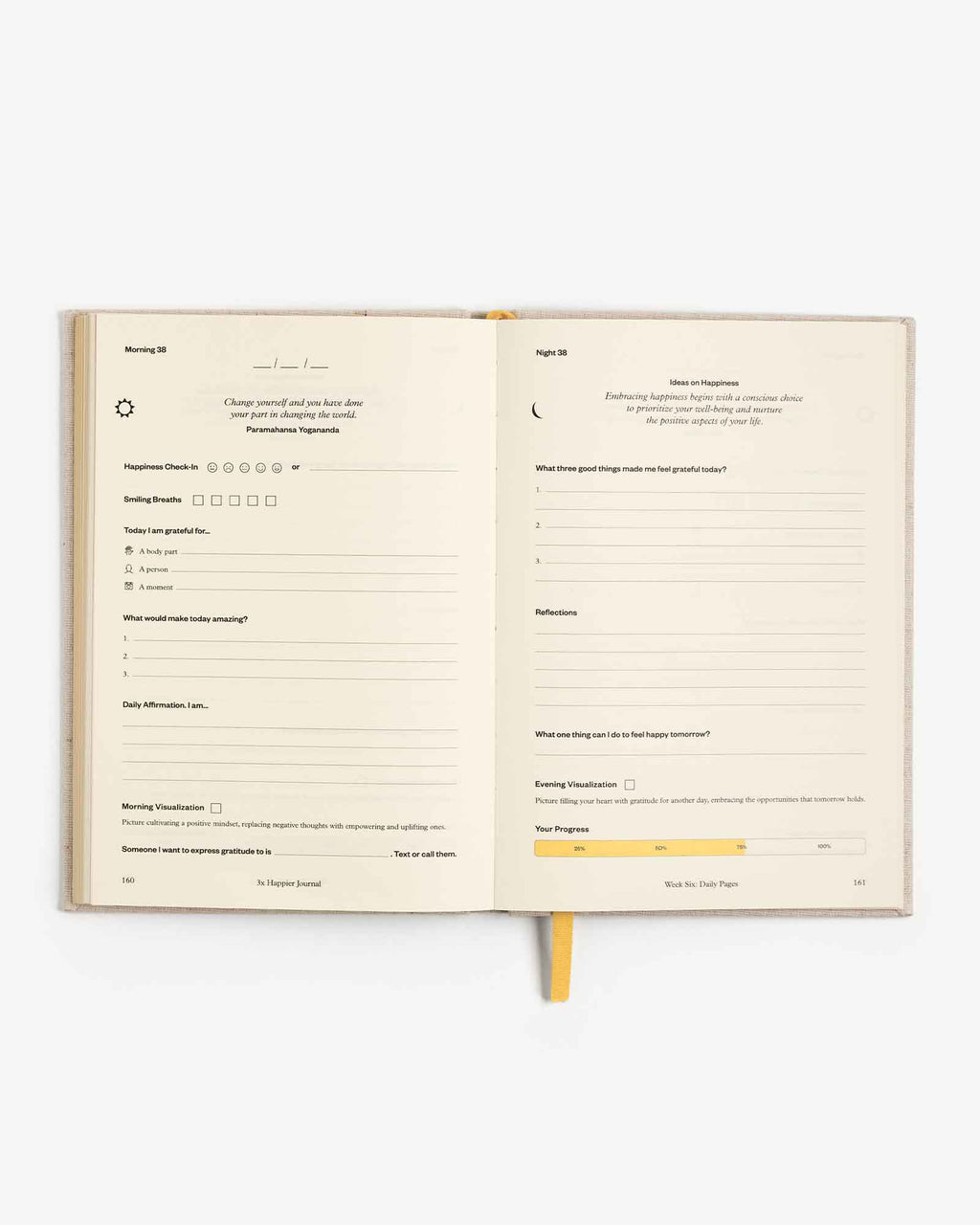 3x Happier Journal | Daily Guided Happiness Journal | Gratitude & Positive Mindset