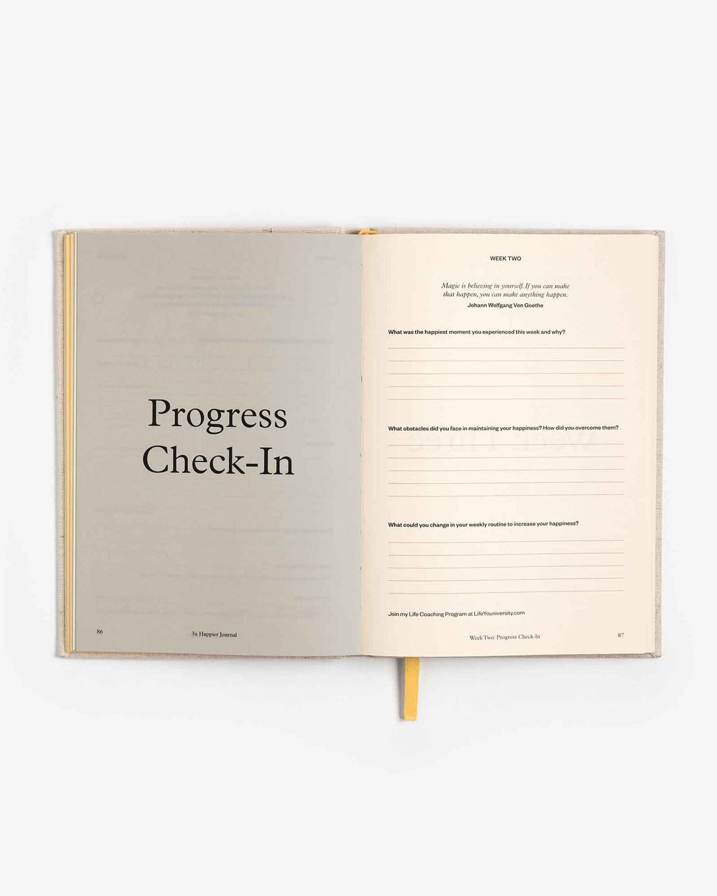 3x Happier Journal | Daily Guided Happiness Journal | Gratitude & Positive Mindset