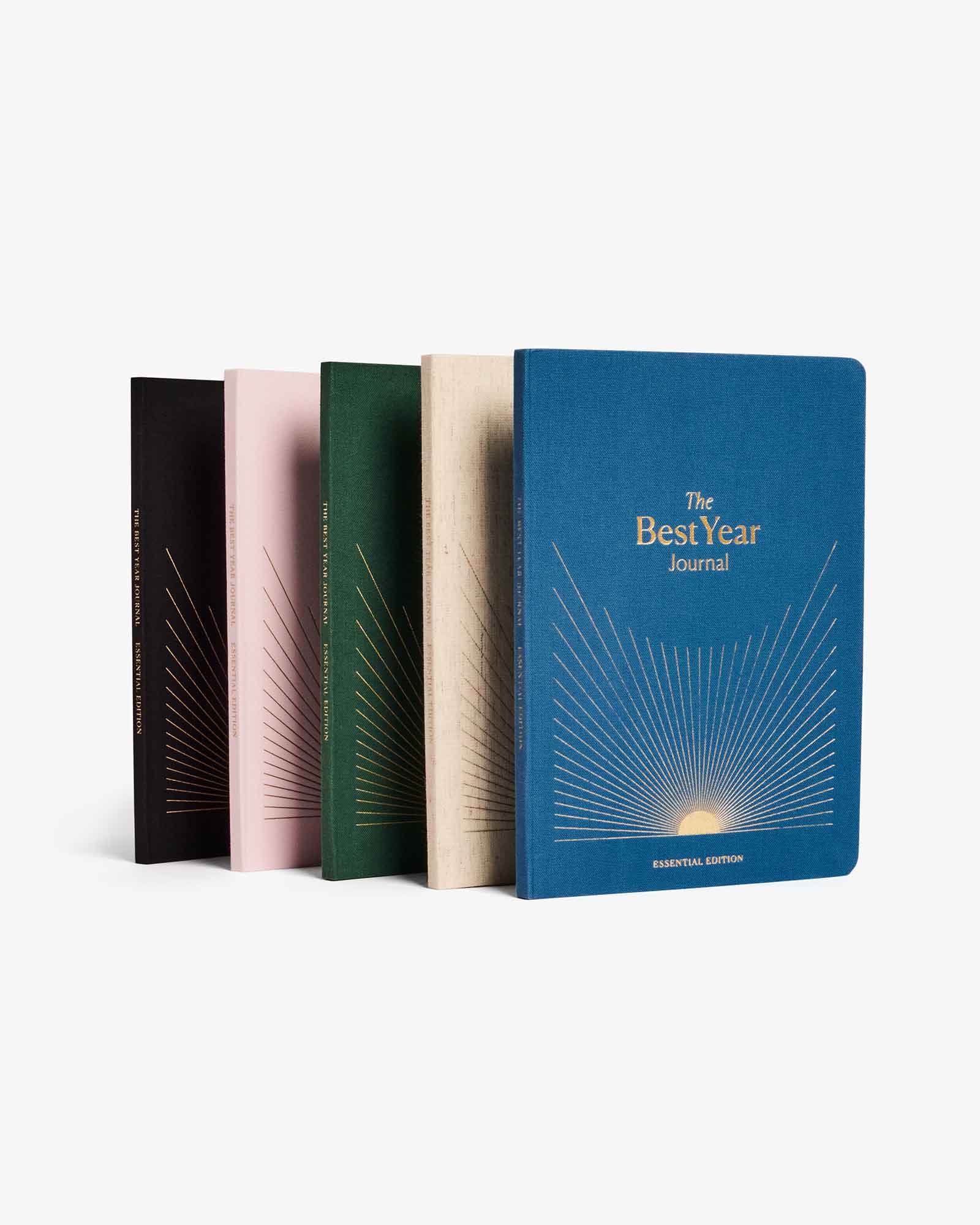 Best Year Journal Essential – Green | Compact Goal-Setting Journal | Mindfulness & Productivity