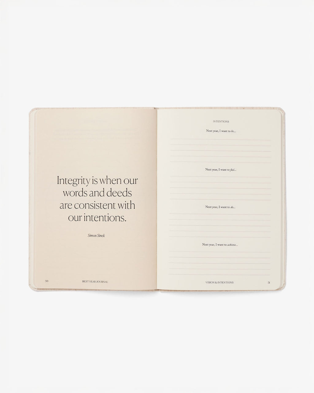 Best Year Journal Essential – Blue | Compact Goal-Setting Journal | Mindfulness & Productivity