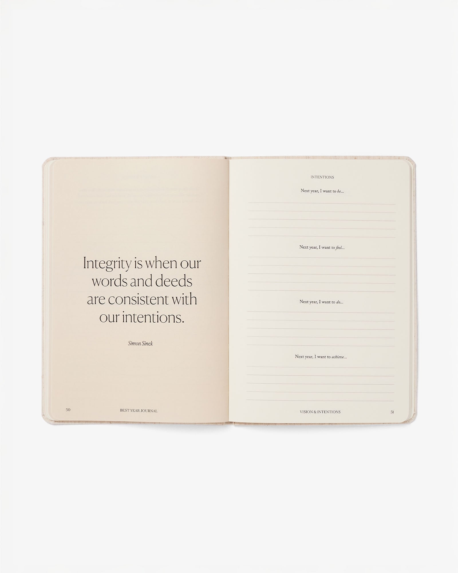 Best Year Journal Essential – Blue | Compact Goal-Setting Journal | Mindfulness & Productivity