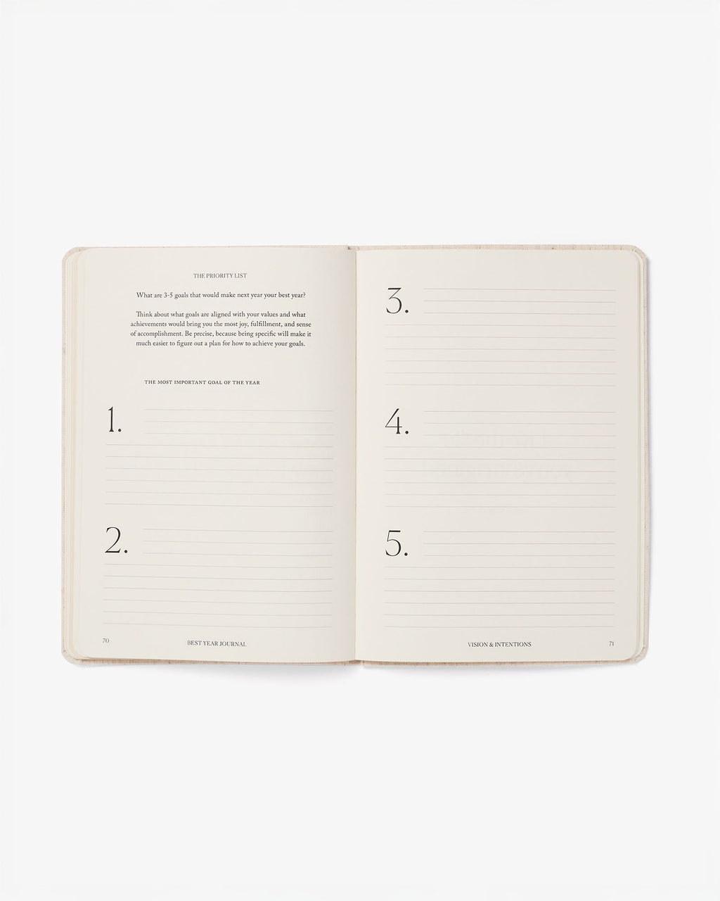 Best Year Journal Essential – Pink | Compact Goal-Setting Journal | Mindfulness & Productivity
