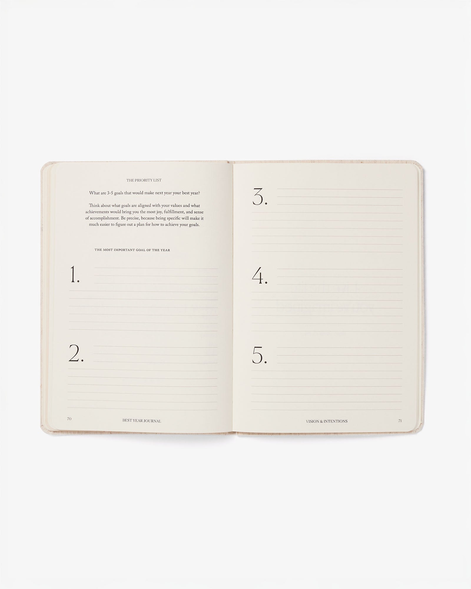Best Year Journal Essential – Pink | Compact Goal-Setting Journal | Mindfulness & Productivity