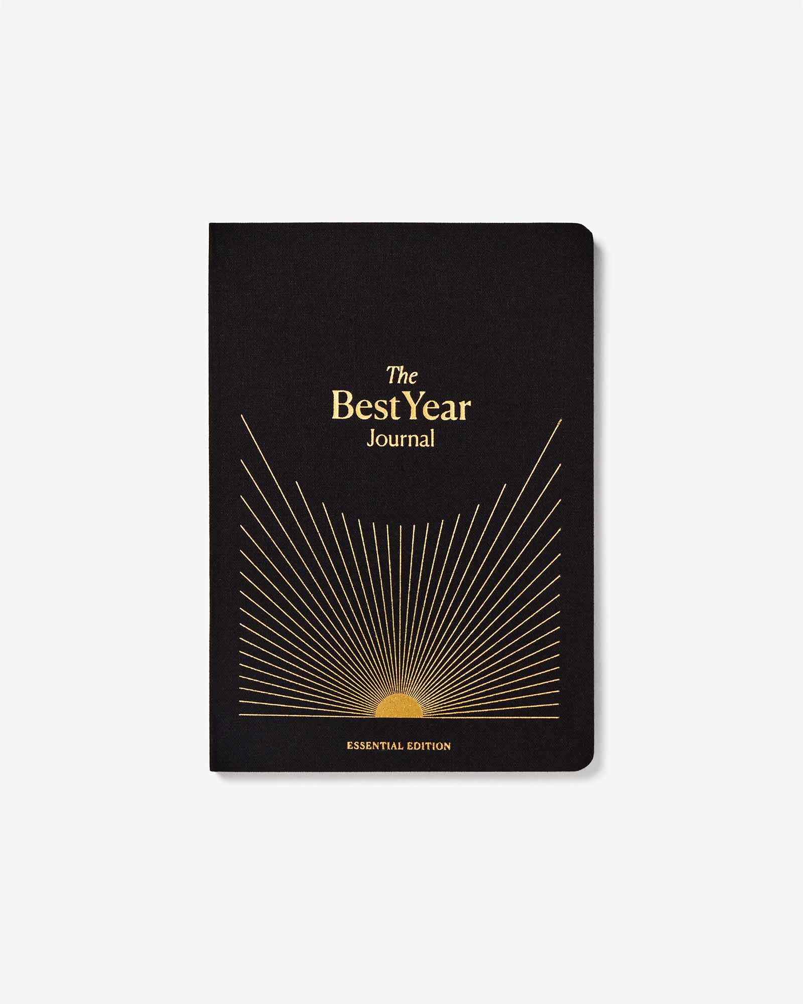 Best Year Journal Essential – Black | Compact Goal-Setting Journal | Mindfulness & Productivity