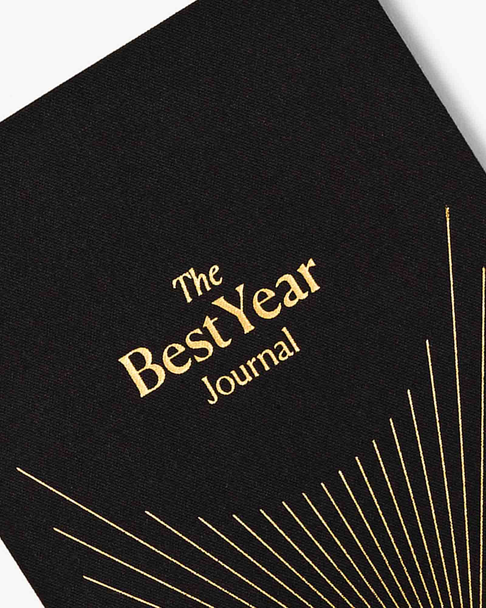 Best Year Journal Essential – Black | Compact Goal-Setting Journal | Mindfulness & Productivity