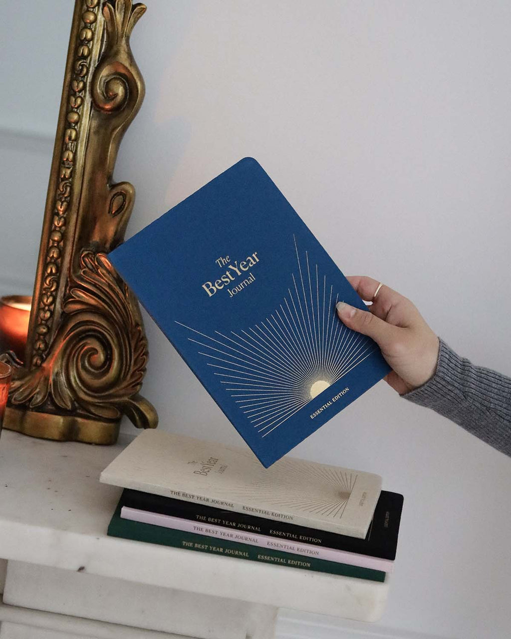 Best Year Journal Essential – Blue | Compact Goal-Setting Journal | Mindfulness & Productivity