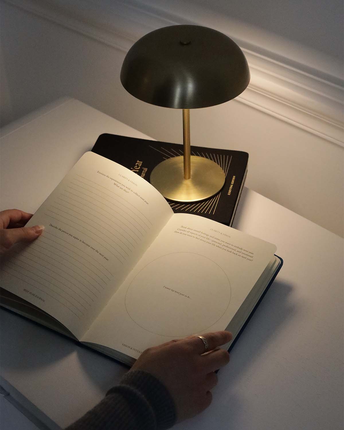 Best Year Journal Essential – Blue | Compact Goal-Setting Journal | Mindfulness & Productivity