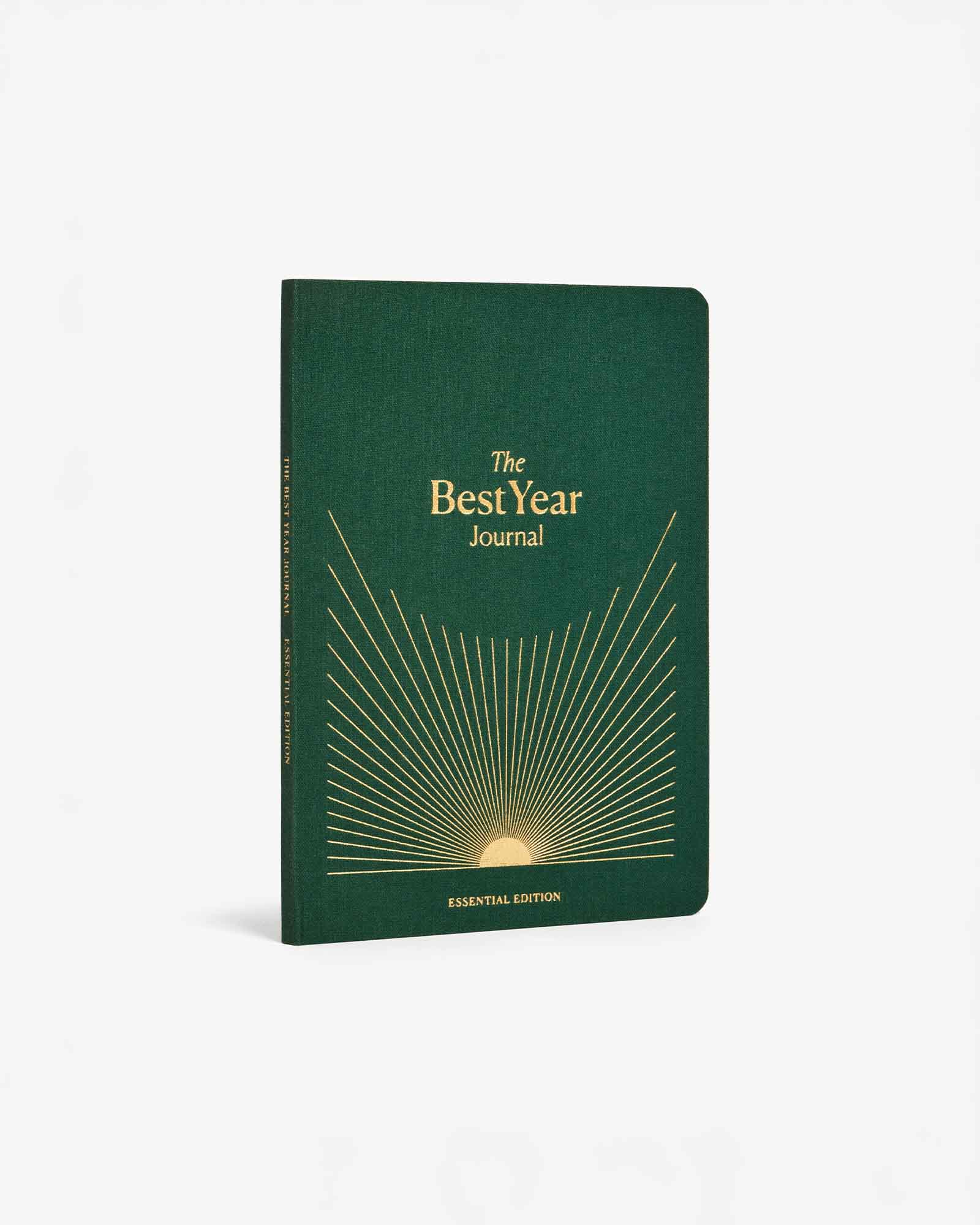 Best Year Journal Essential – Green | Compact Goal-Setting Journal | Mindfulness & Productivity