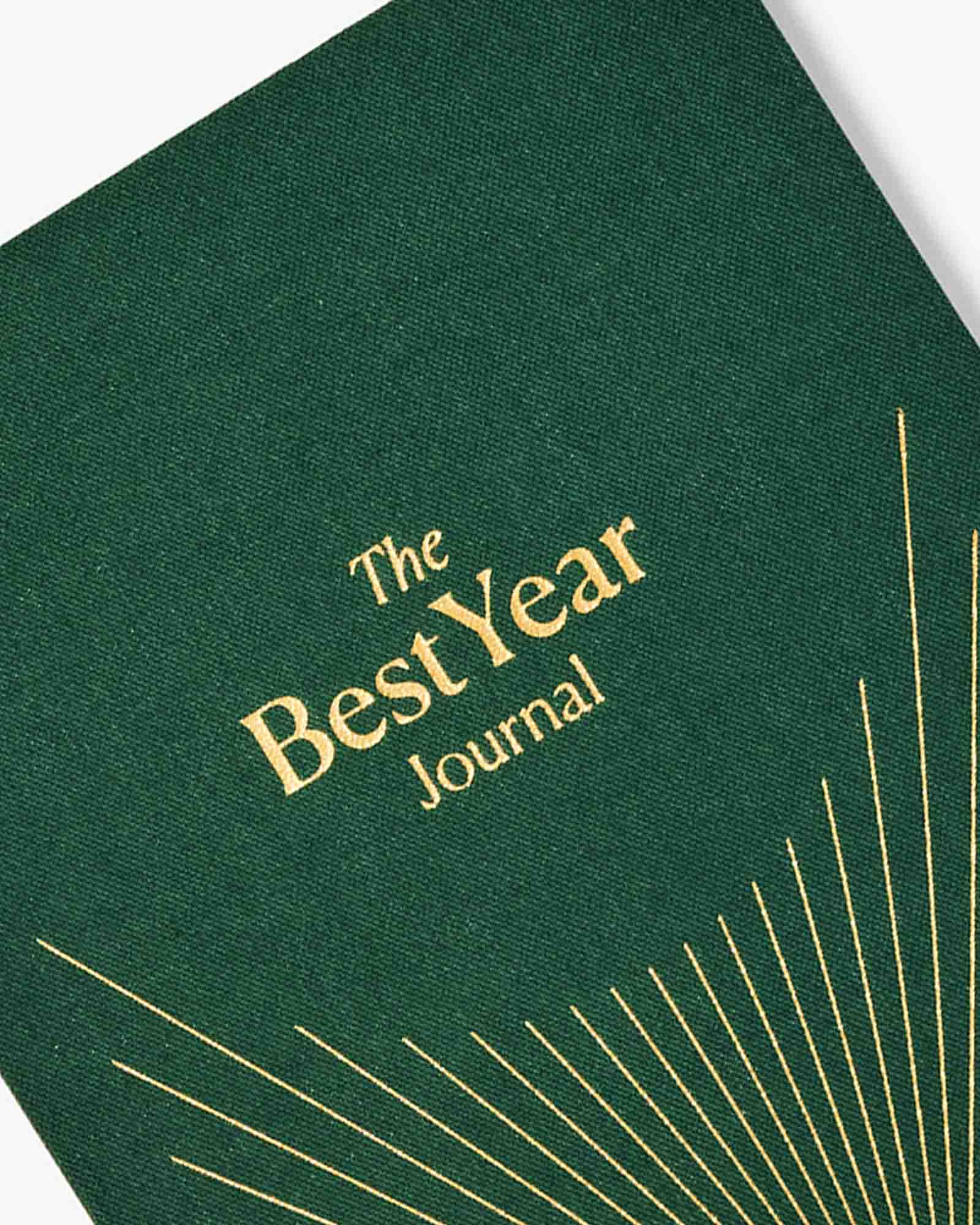 Best Year Journal Essential – Green | Compact Goal-Setting Journal | Mindfulness & Productivity