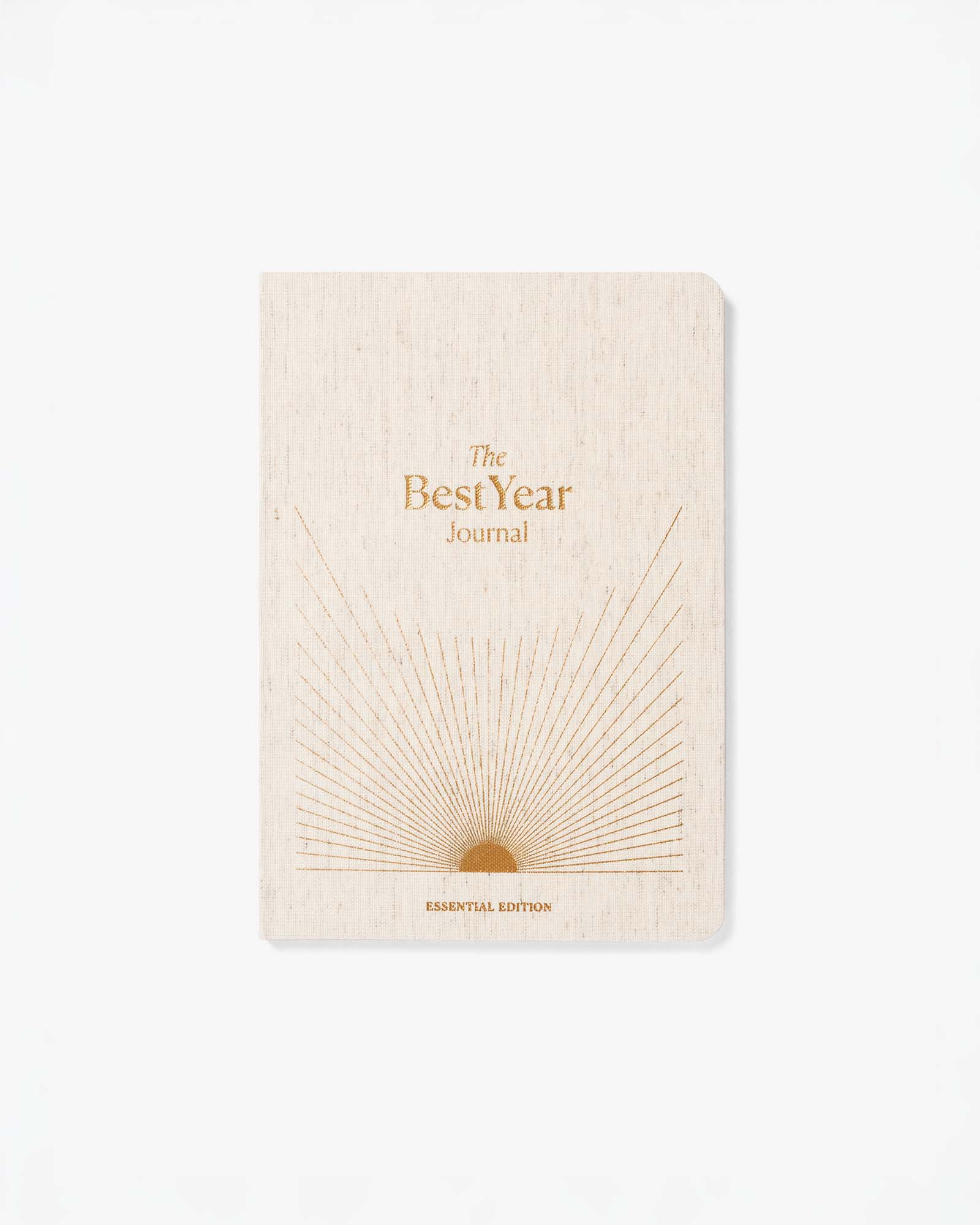 Best Year Journal Essential – Oat | Compact Goal-Setting Journal | Mindfulness & Productivity