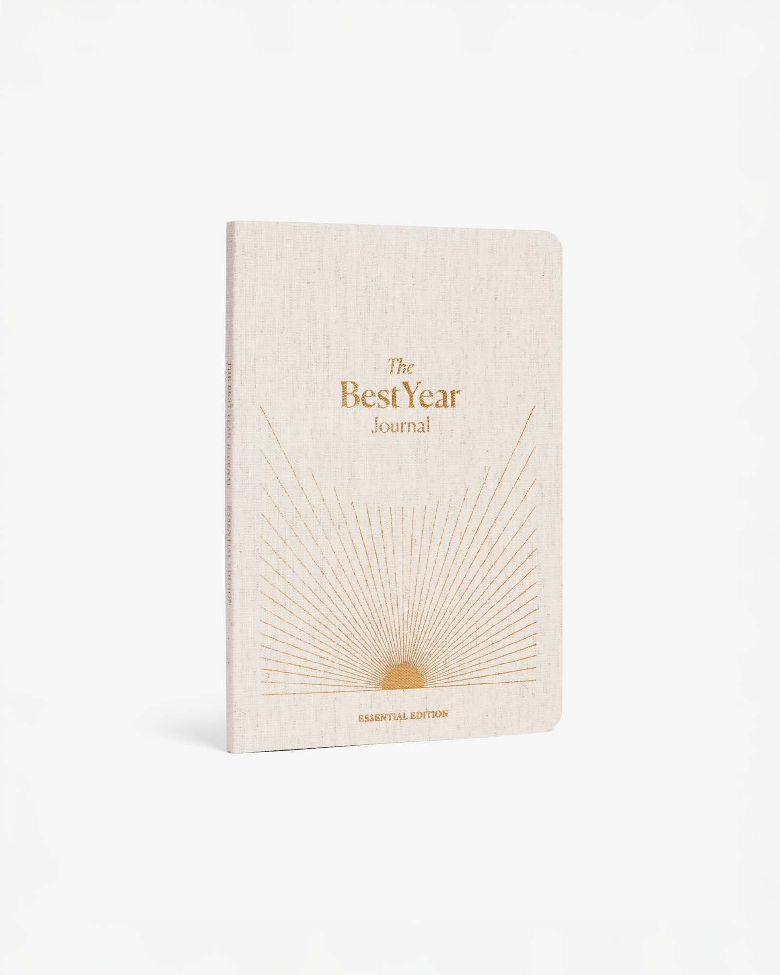 Best Year Journal Essential – Oat | Compact Goal-Setting Journal | Mindfulness & Productivity