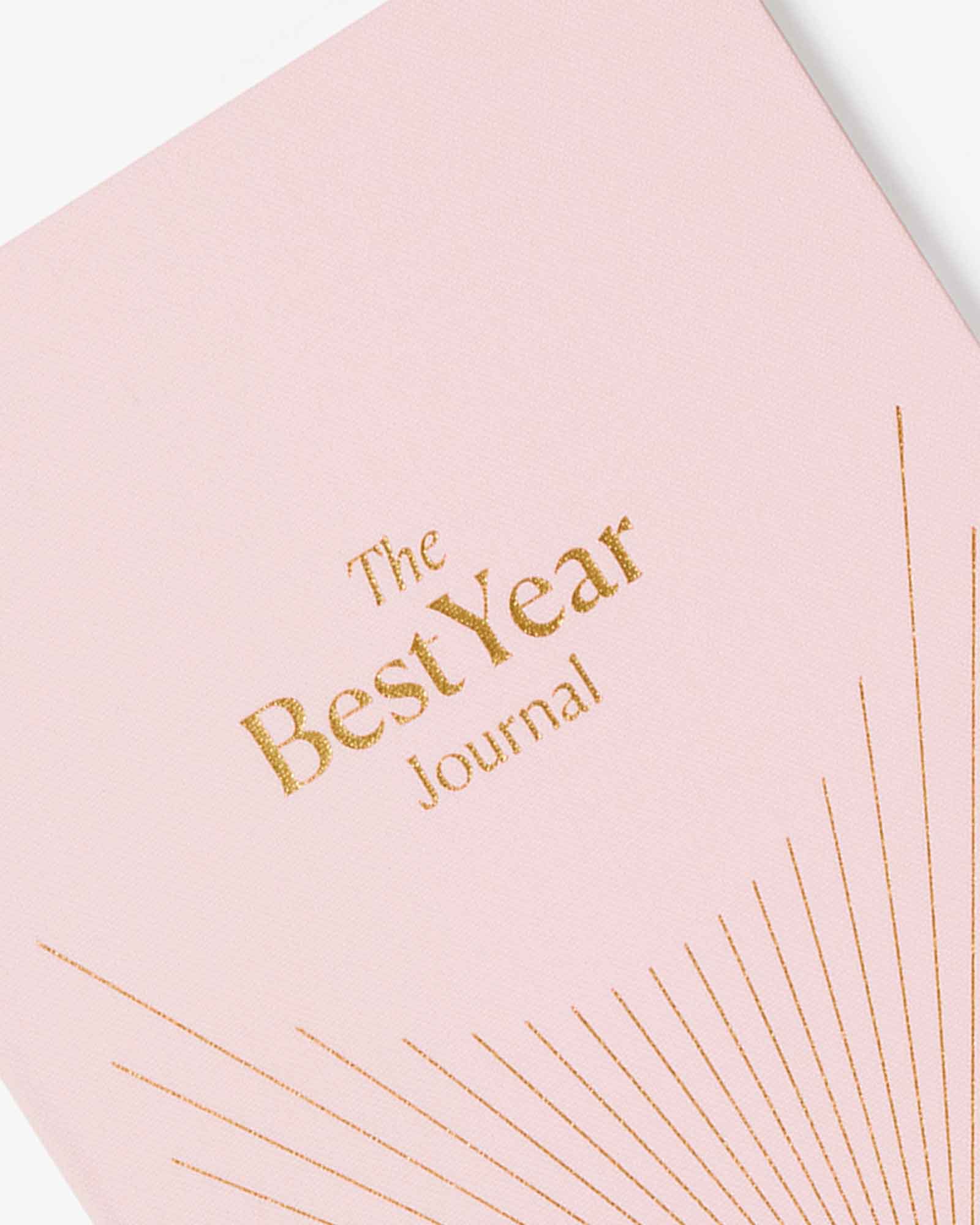 Best Year Journal Essential – Pink | Compact Goal-Setting Journal | Mindfulness & Productivity