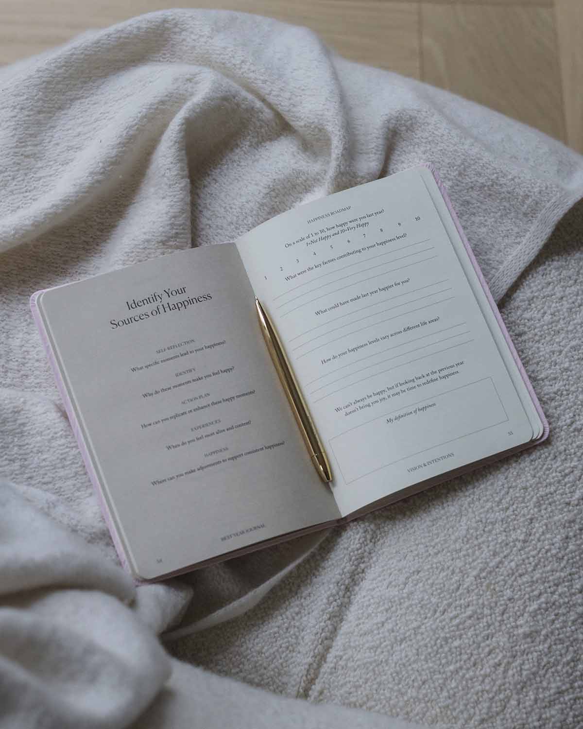 Best Year Journal – Pink | Annual Goal-Setting Journal | Mindfulness & Productivity