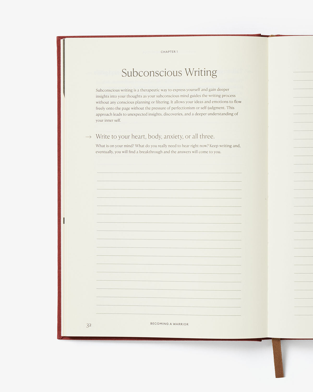 Becoming a Warrior Journal | Guided Self-Development Journal | Strength & Mindset