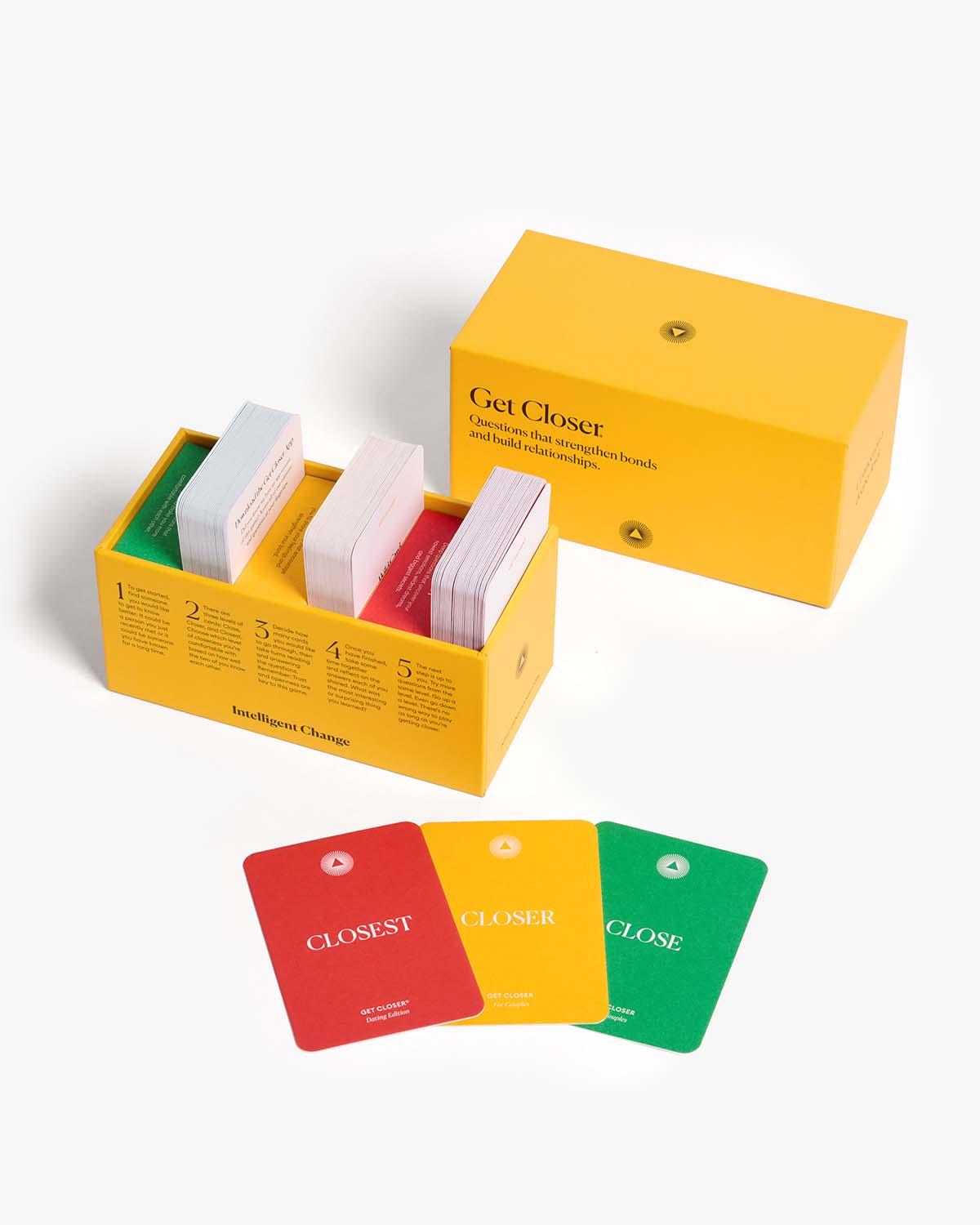 Get Closer Conversation Game – Original | Card Game for Groups | Icebreaker & Connection
