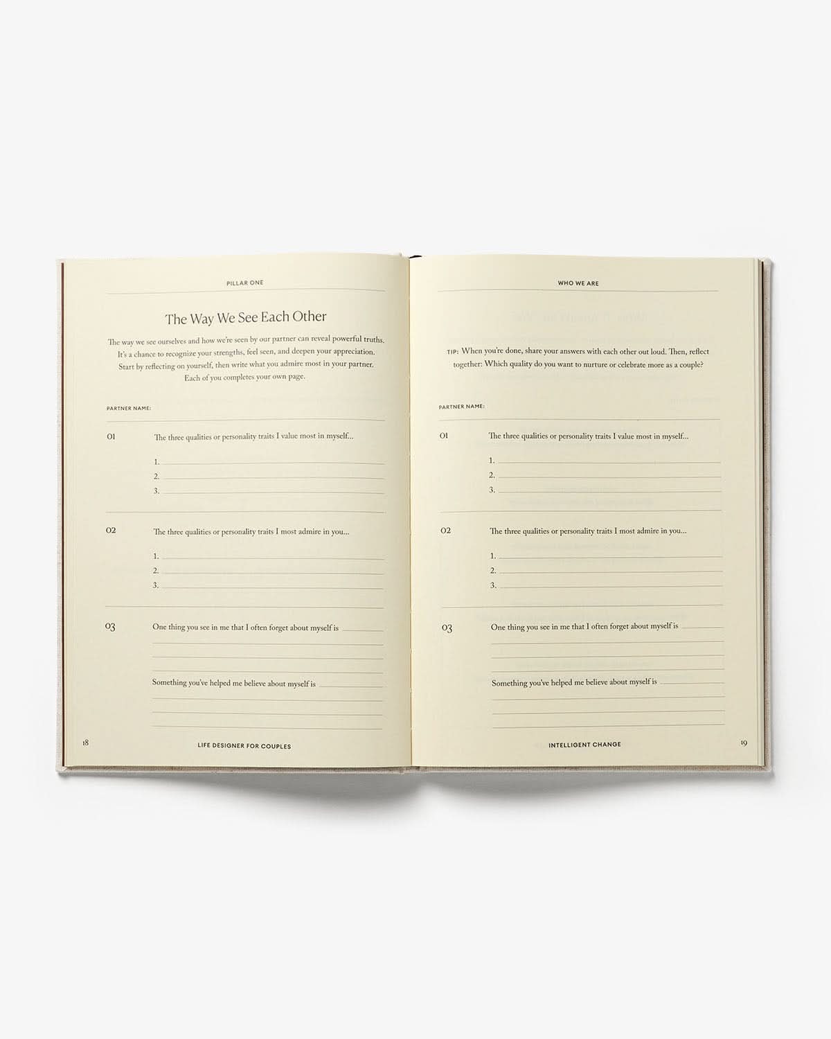 Life Designer Journal for Couples | Guided Relationship Journal | Love & Connection