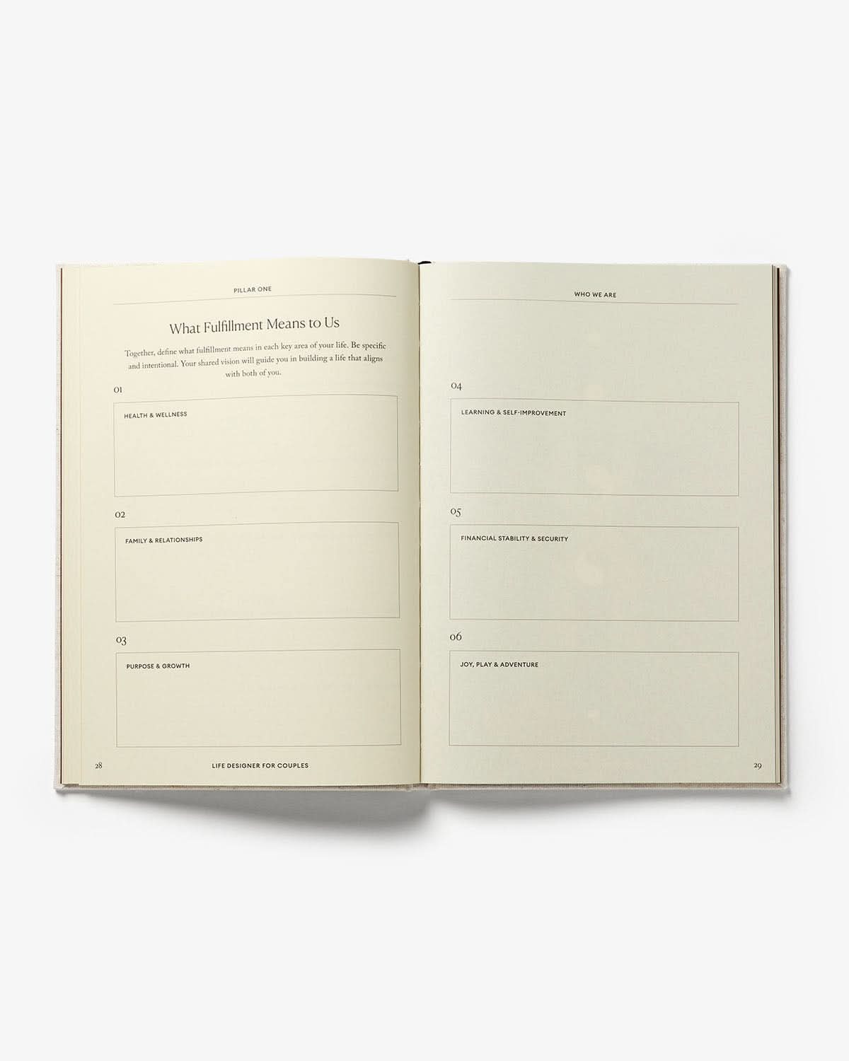 Life Designer Journal for Couples | Guided Relationship Journal | Love & Connection